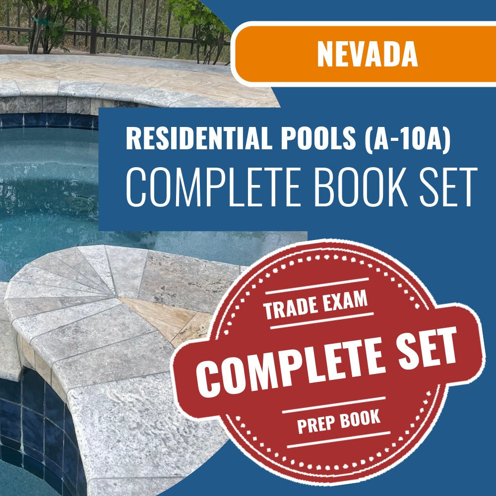 Nevada Residential Pools Contractor (A-10A) Exam Book Package