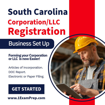 South Carolina Corporation or LLC Filing Registration Formation Setup