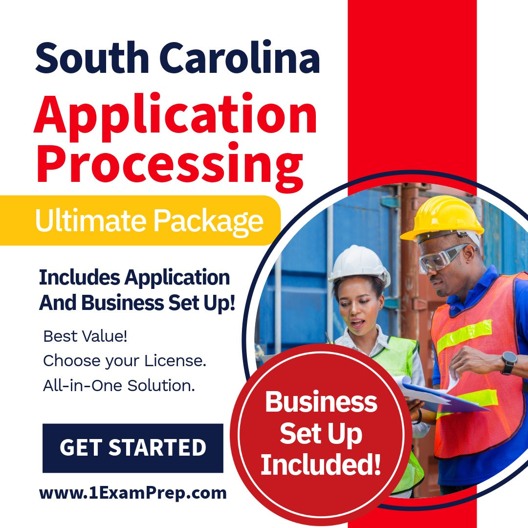 South Carolina Contractor Application Processing & Business Formation Ultimate Package
