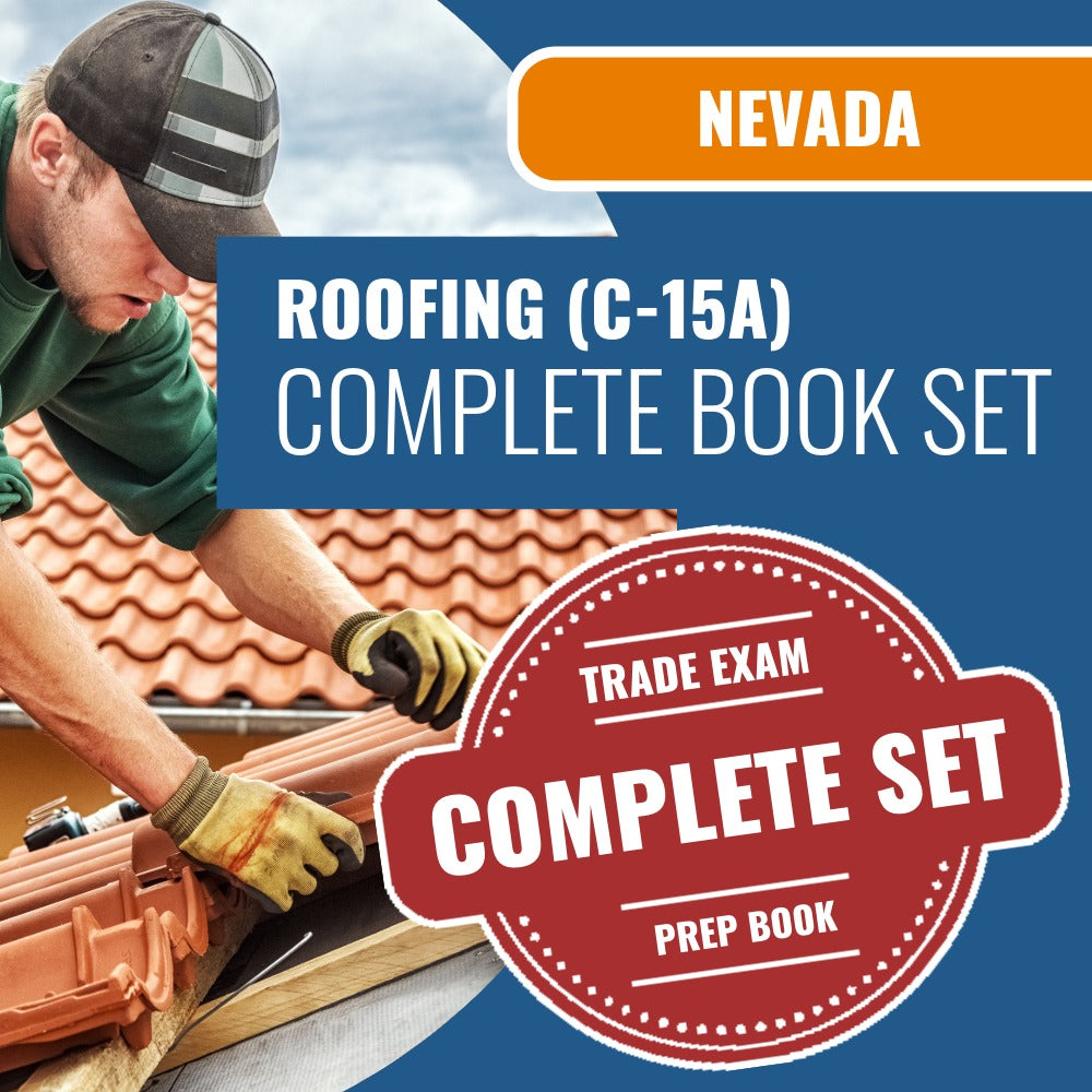 Nevada Roofing Contractor (C-15A) Exam Book Package