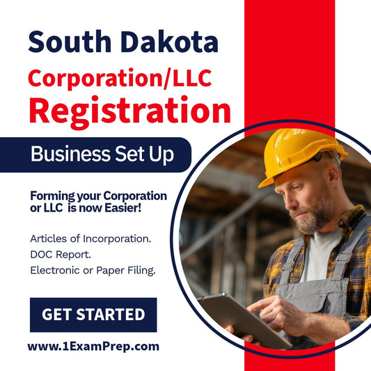 South Dakota Corporation or LLC Filing Registration Formation Setup