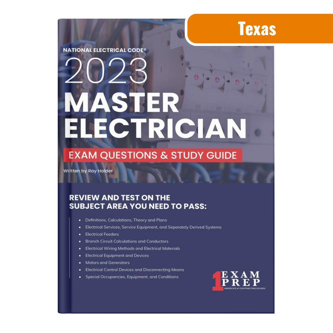 Texas 2023 Master Electrician Exam Prep and Study Guide: 12 Practice Exams + 2 Full Final Exams: Trusted by 50k Electricians