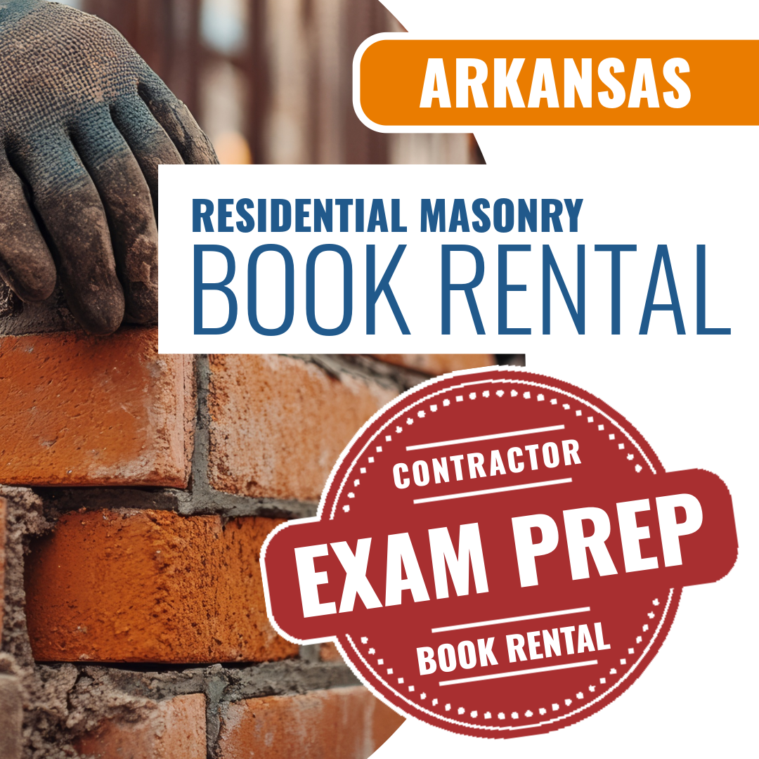Arkansas Residential Masonry Contractor - Books & Courses Rental Package