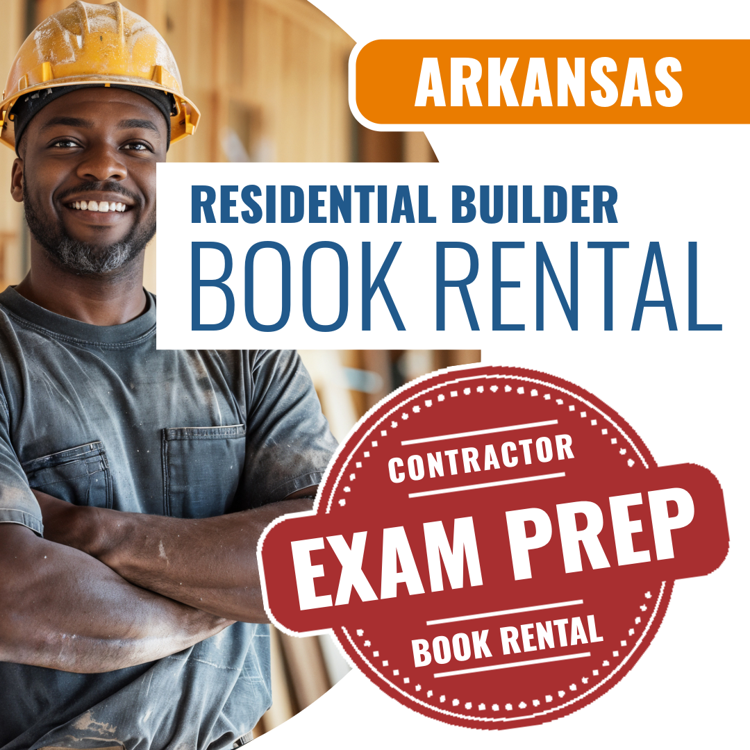 Arkansas Residential Builder Contractor - Books & Courses Rental Package