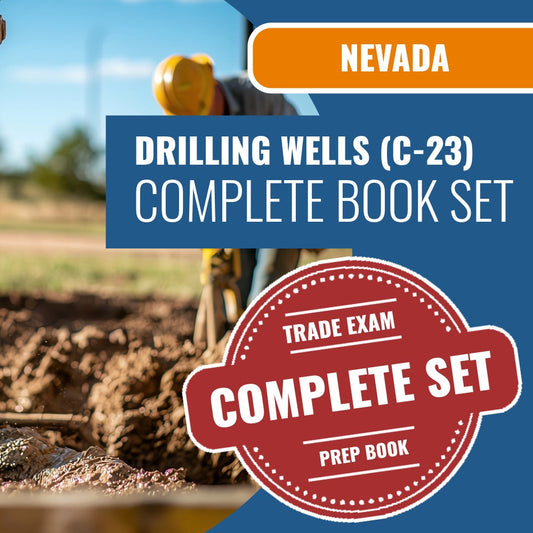Nevada Drilling Wells Contractor (C-23) Exam Book Package