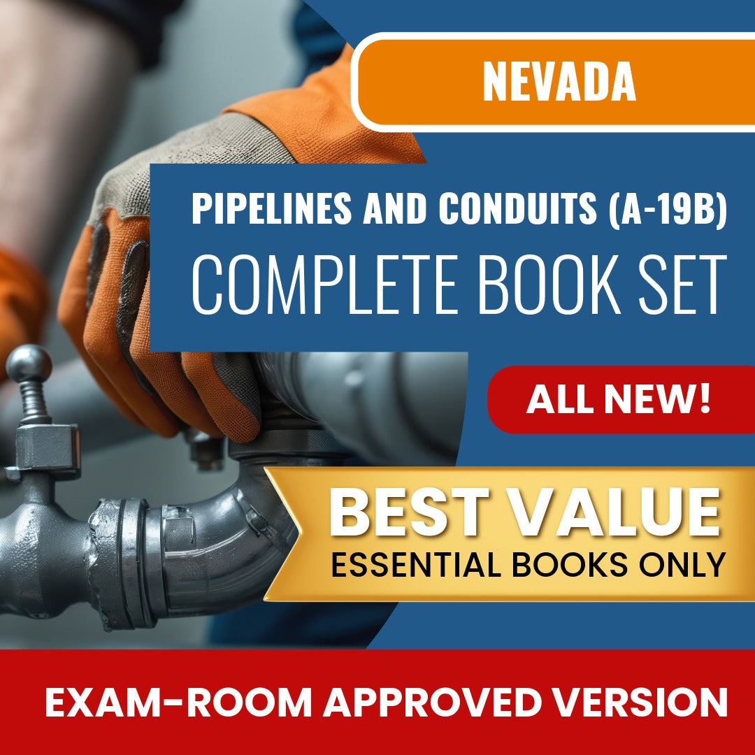 Nevada Pipelines And Conduits For Gas Contractor (A-19B) Books Allowed into Exam Package