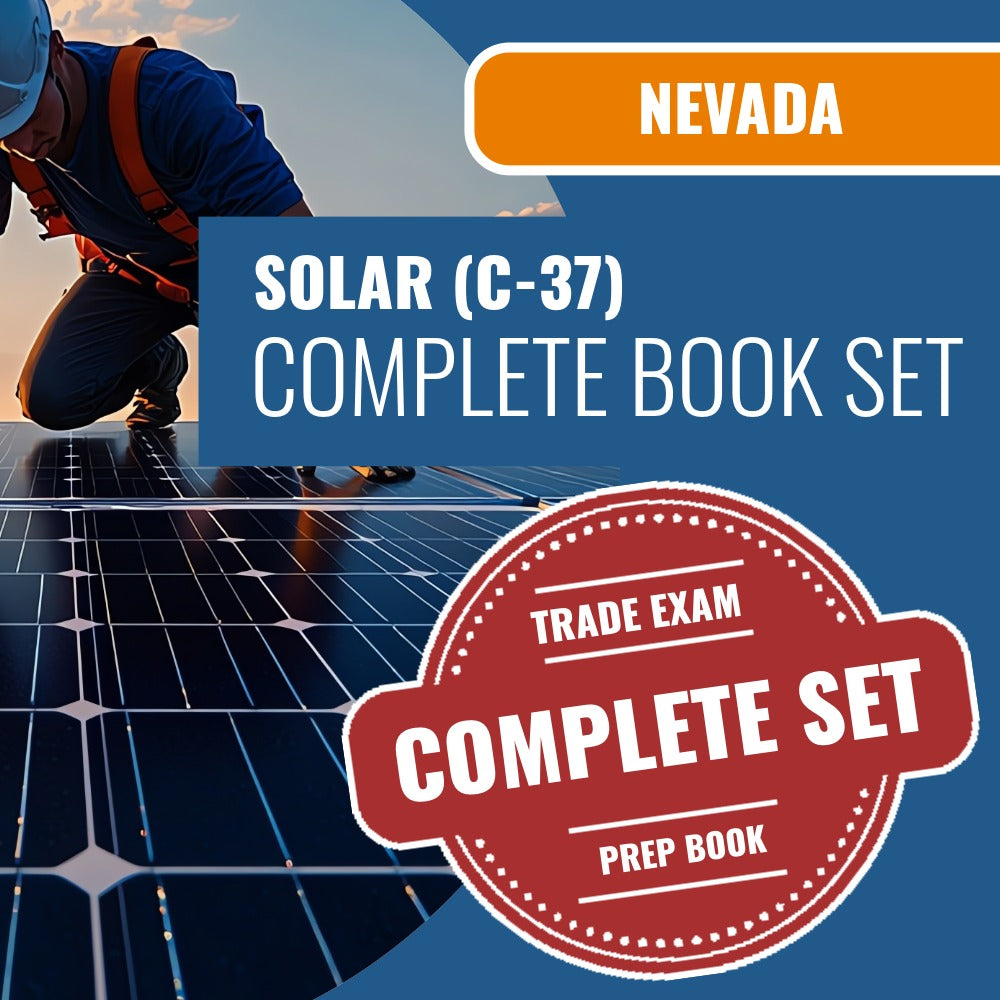 Nevada Solar Contractor (C-37) Exam Book Package