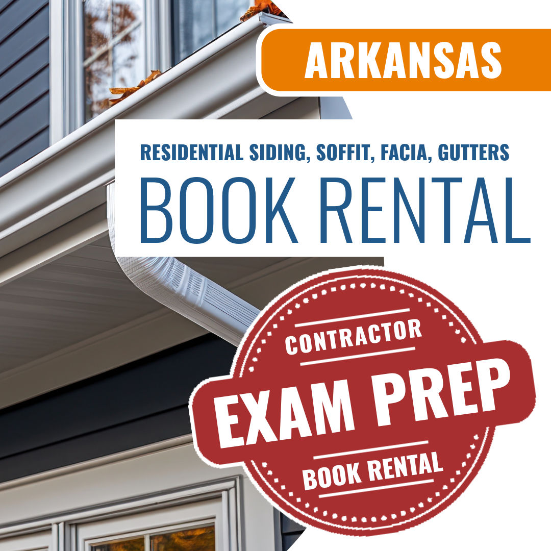 Arkansas Residential, Siding, Soffit, Facia, Gutters Contractor - Books & Courses Rental Package