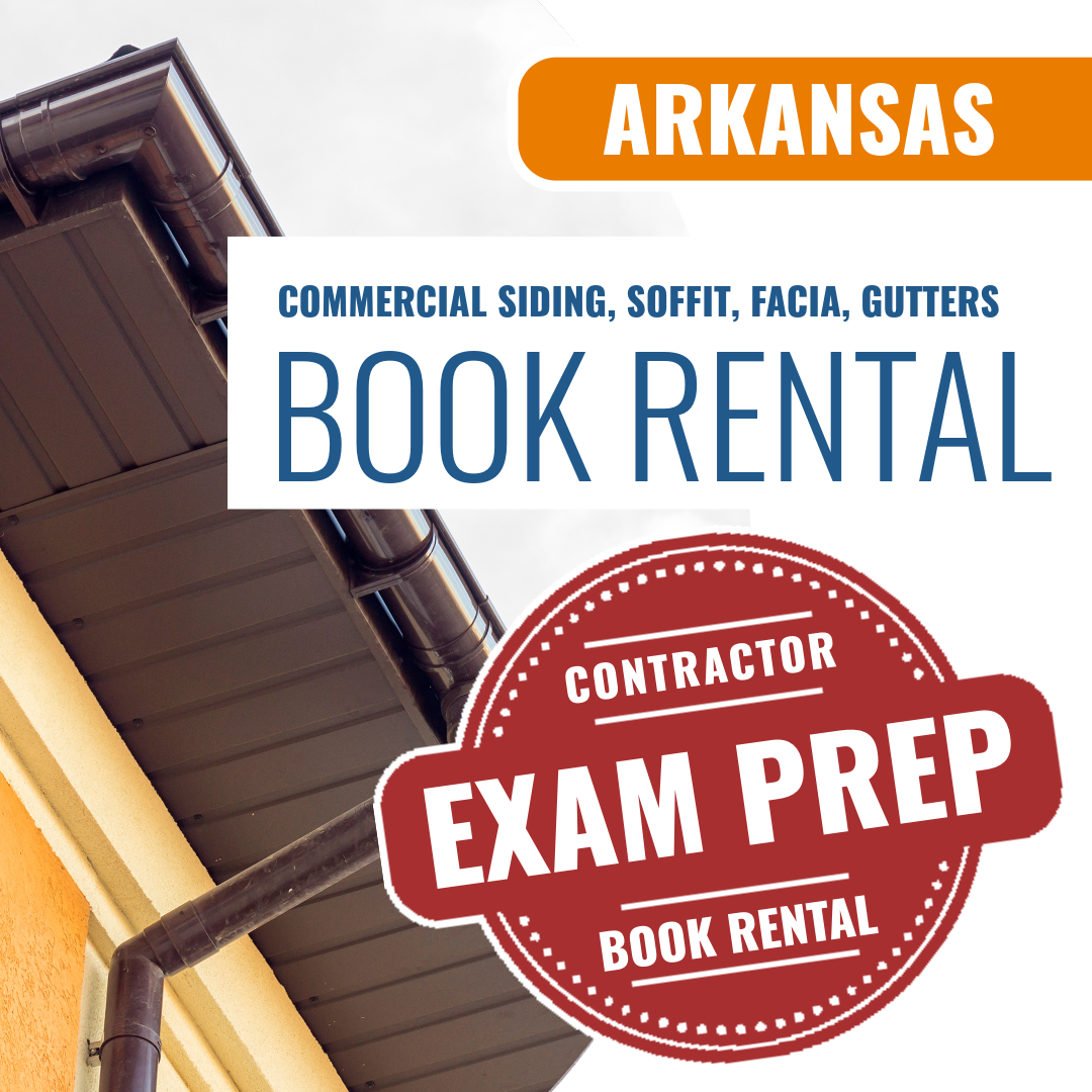 Arkansas Commercial Siding, Soffit, Facia, Gutters Contractor - Books & Courses Rental Package