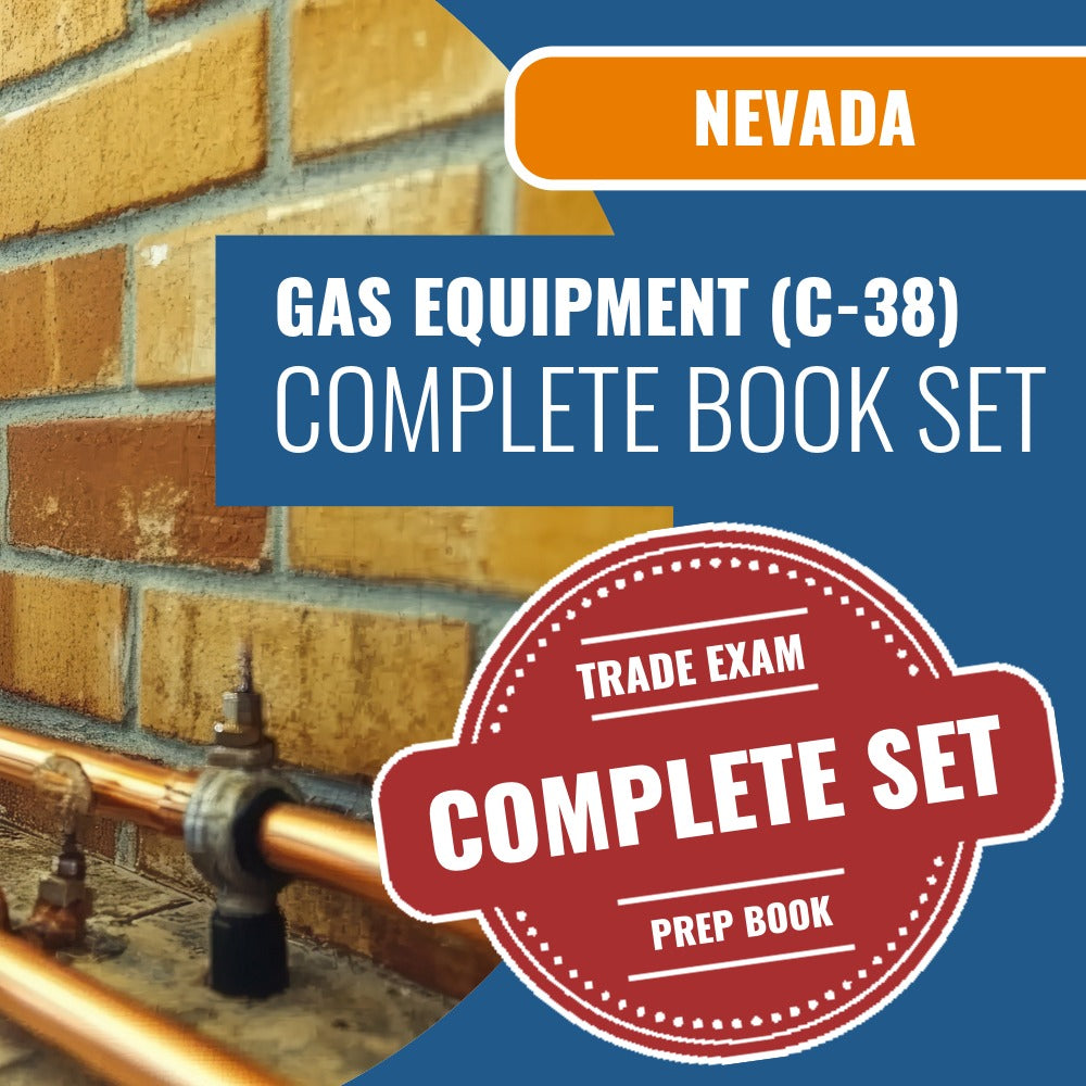 Nevada Gas Equipment Contractor (C-38) Exam Book Package