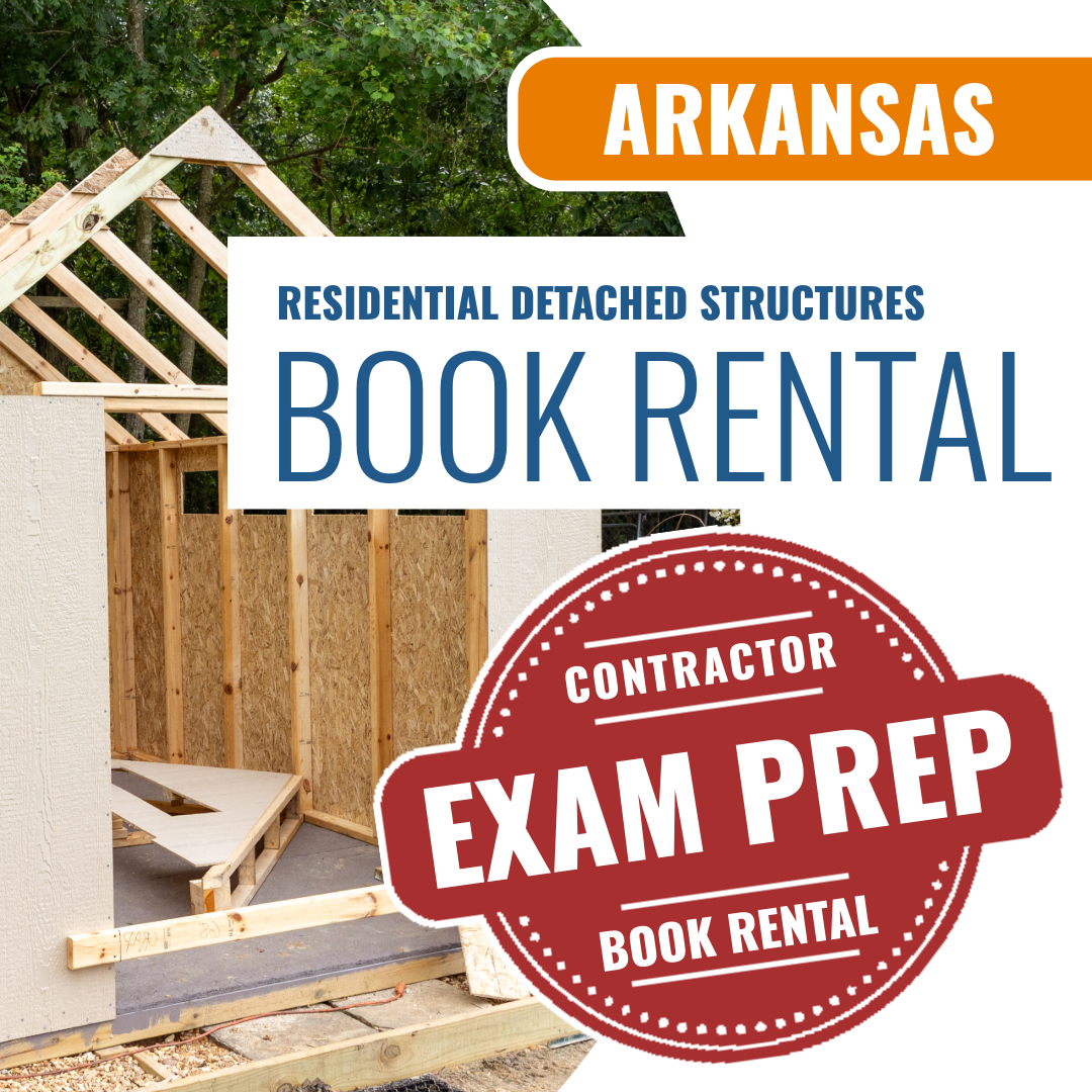 Arkansas Residential Detached Garage, Storage Buildings, Detached Structures, Metal Buildings Contractor - Books & Courses Rental Package
