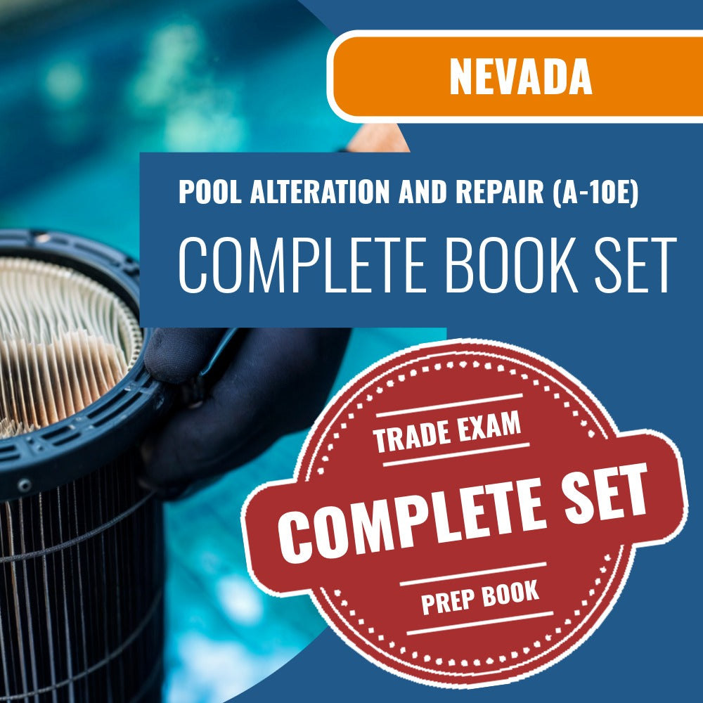 Nevada Pool Alteration And Repair Contractor (A-10E) Exam Book Package