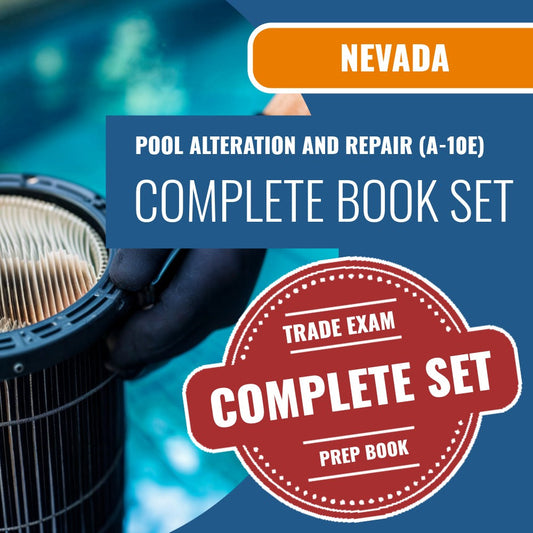 Nevada Pool Alteration And Repair Contractor (A-10E) Exam Book Package