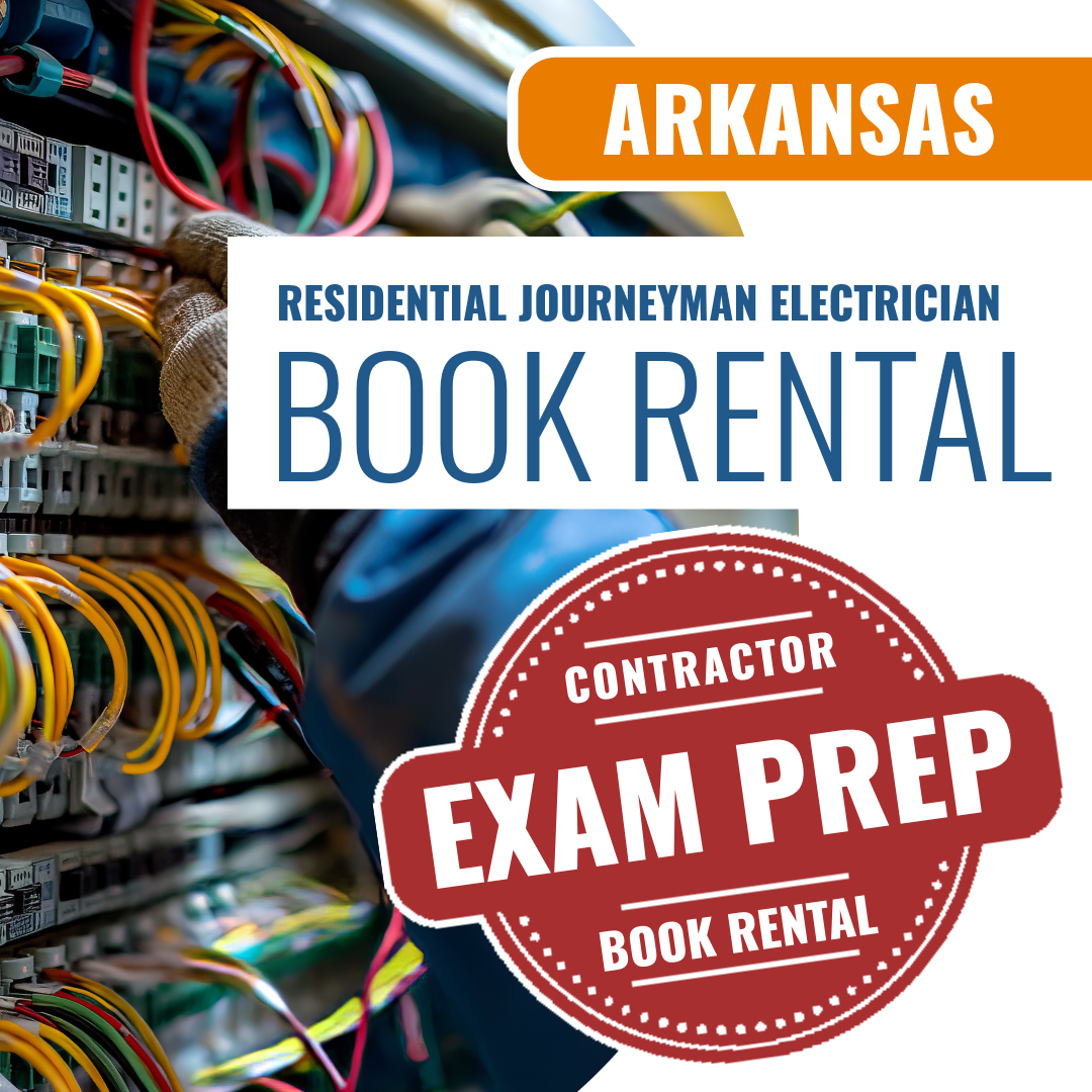 Arkansas Residential Journeyman Electrician Contractor - Books & Courses Rental Package