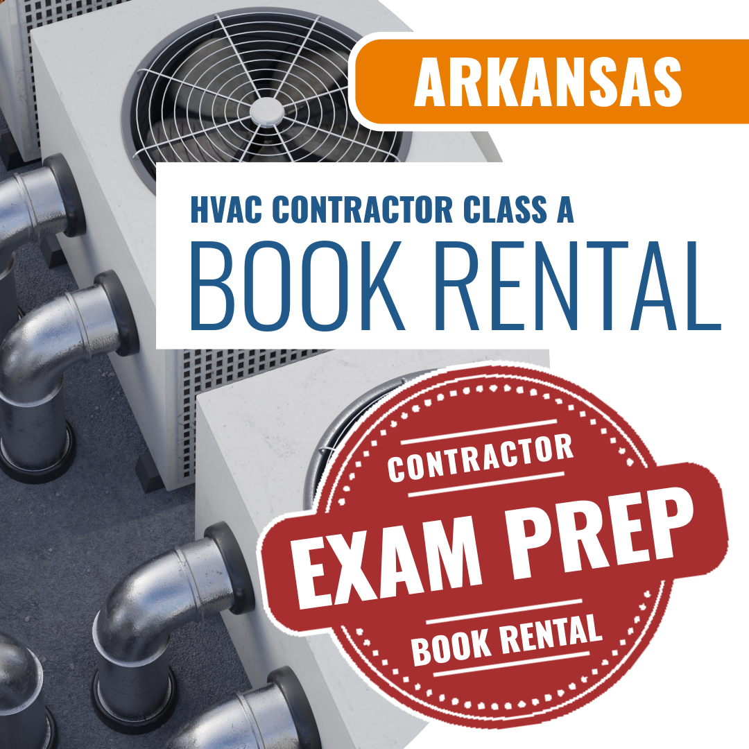Arkansas Class A HVACR Contractor - Books & Courses Rental Package