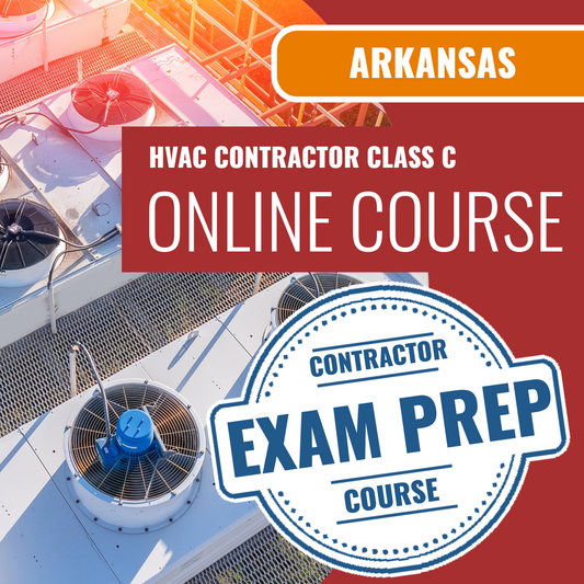 Arkansas Class C HVACR Contractor Exam - Online Exam Prep