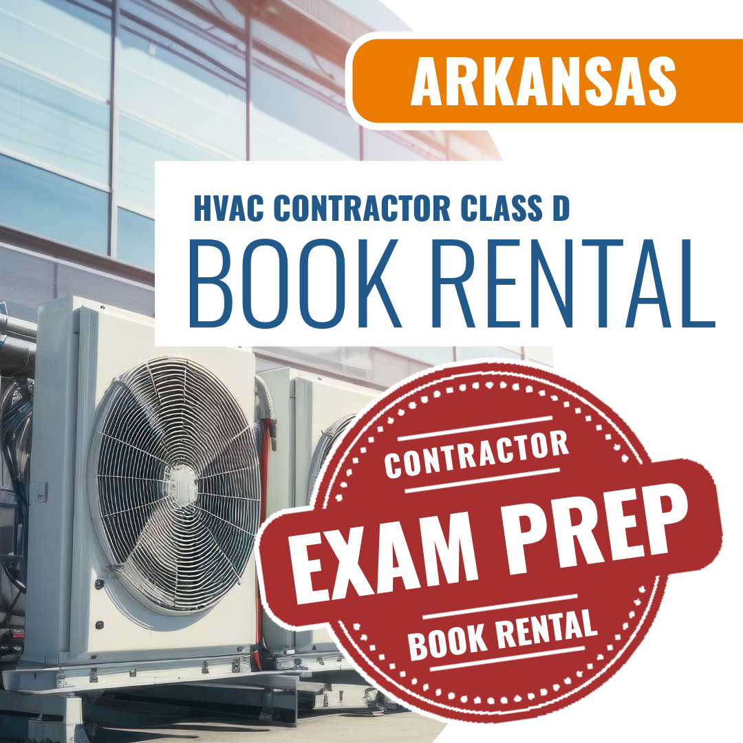 Arkansas Class D HVACR Contractor - Books & Courses Rental Package