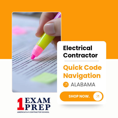 Alabama Electrical Contractor Exam Quick Code Navigation