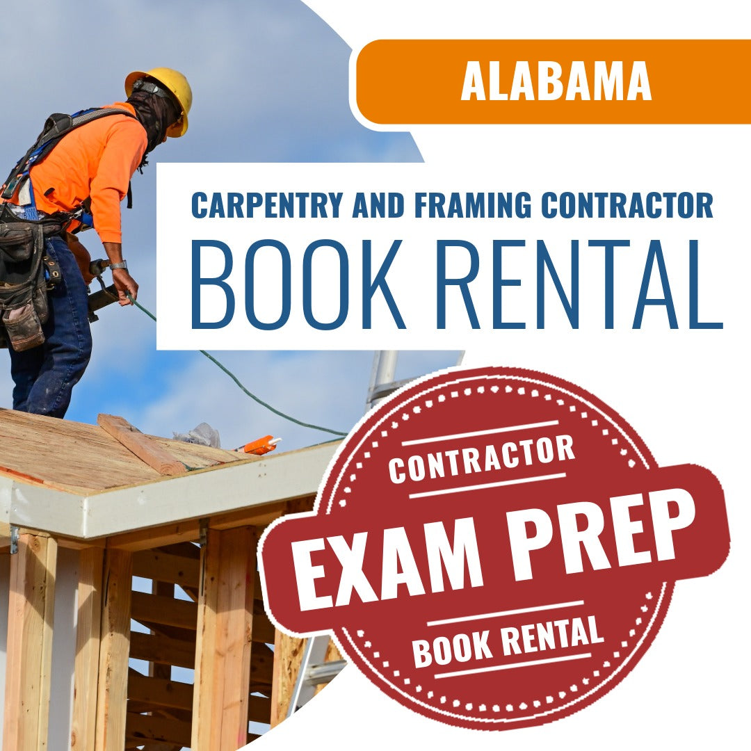 Alabama Carpentry and Framing Contractor - Books & Courses Rental Package