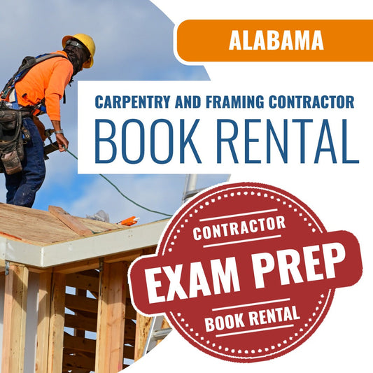 Alabama Carpentry and Framing Contractor - Books & Courses Rental Package
