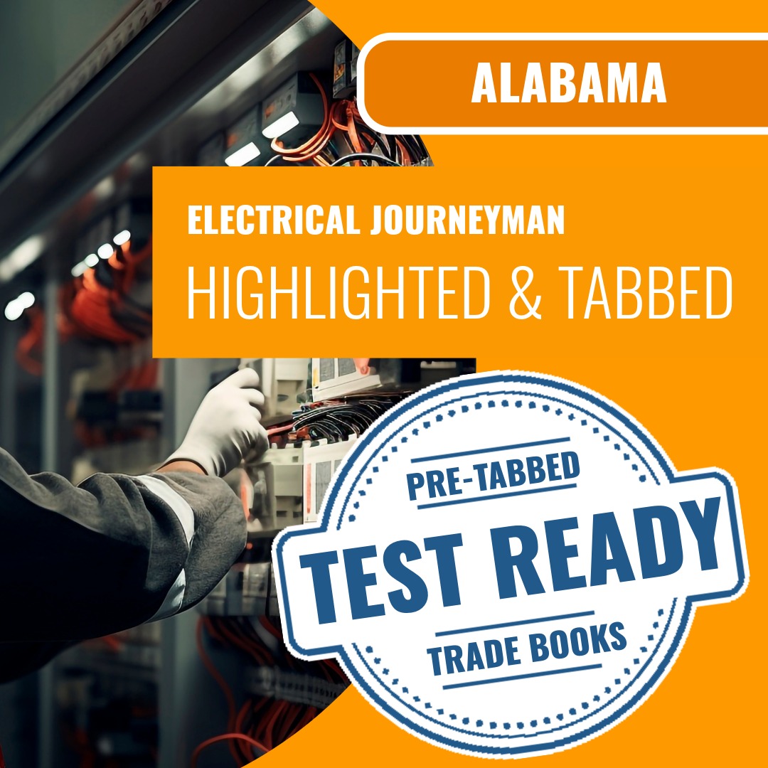 Alabama Electrical Journeyman Highlighted & Tabbed Book Package