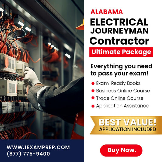 Alabama Electrical Journeyman Ultimate Exam Prep Rental Package