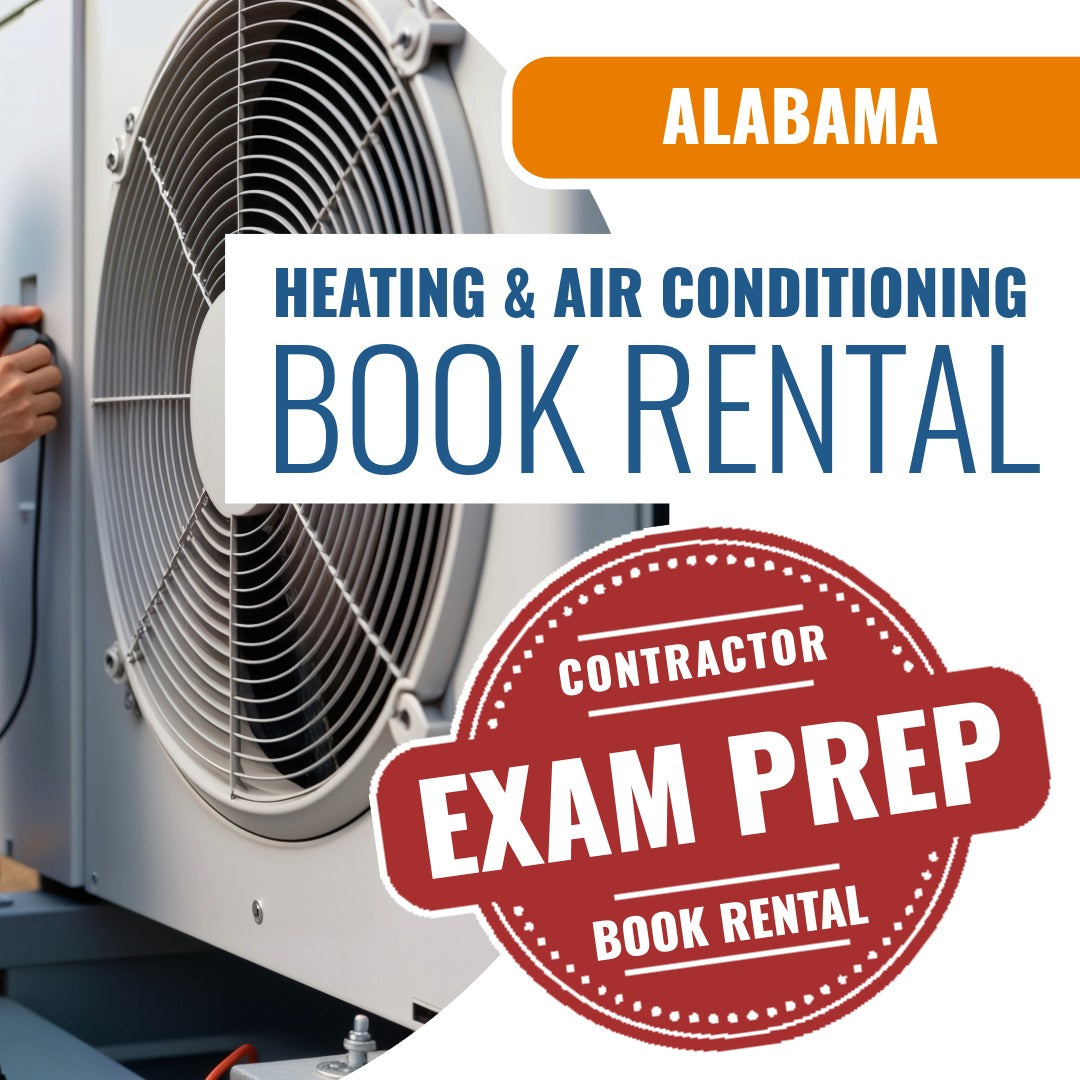 Alabama Heating and Air Conditioning Contractor Exam Books & Course Rental