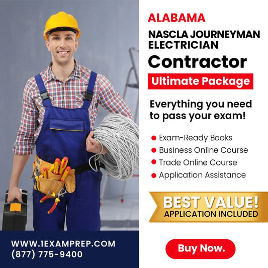 Washington DC NASCLA Journeyman Electrician Ultimate Exam Prep Rental Package