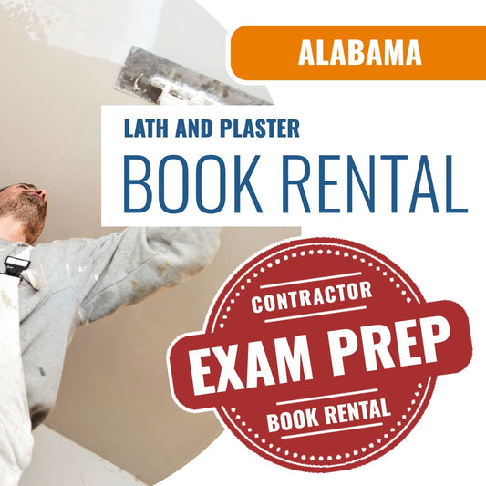 Alabama Lath and Plaster Contractor - Books & Courses Rental Package