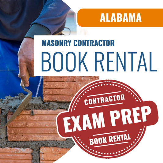 Alabama Masonry Contractor - Books & Courses Rental Package