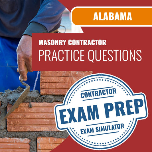 Alabama Masonry Contractor Exam - Online Practice Questions