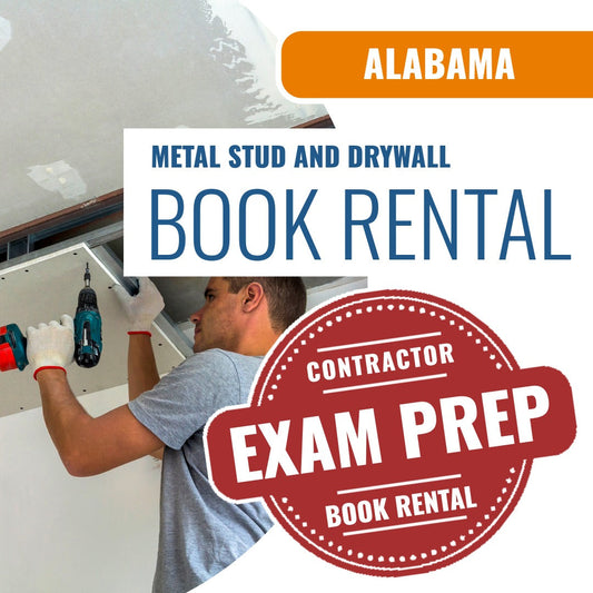 Alabama Metal Stud and Drywall Contractor - Books & Courses Rental Package