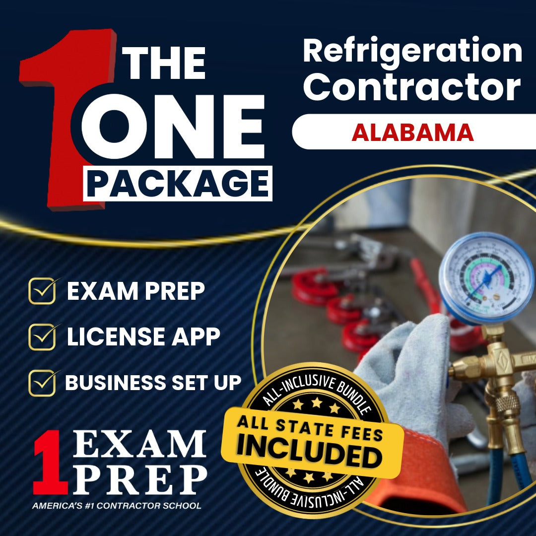 The 1 Package: All-Inclusive Alabama Refrigeration Contractor Licensing & Business Setup
