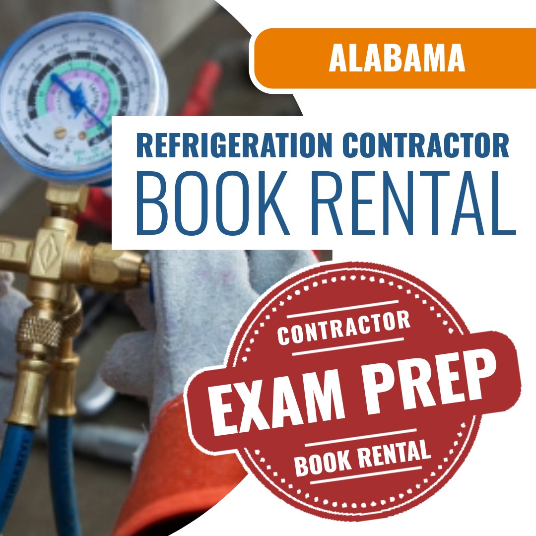 Alabama Refrigeration Contractor Exam Books & Course Rental