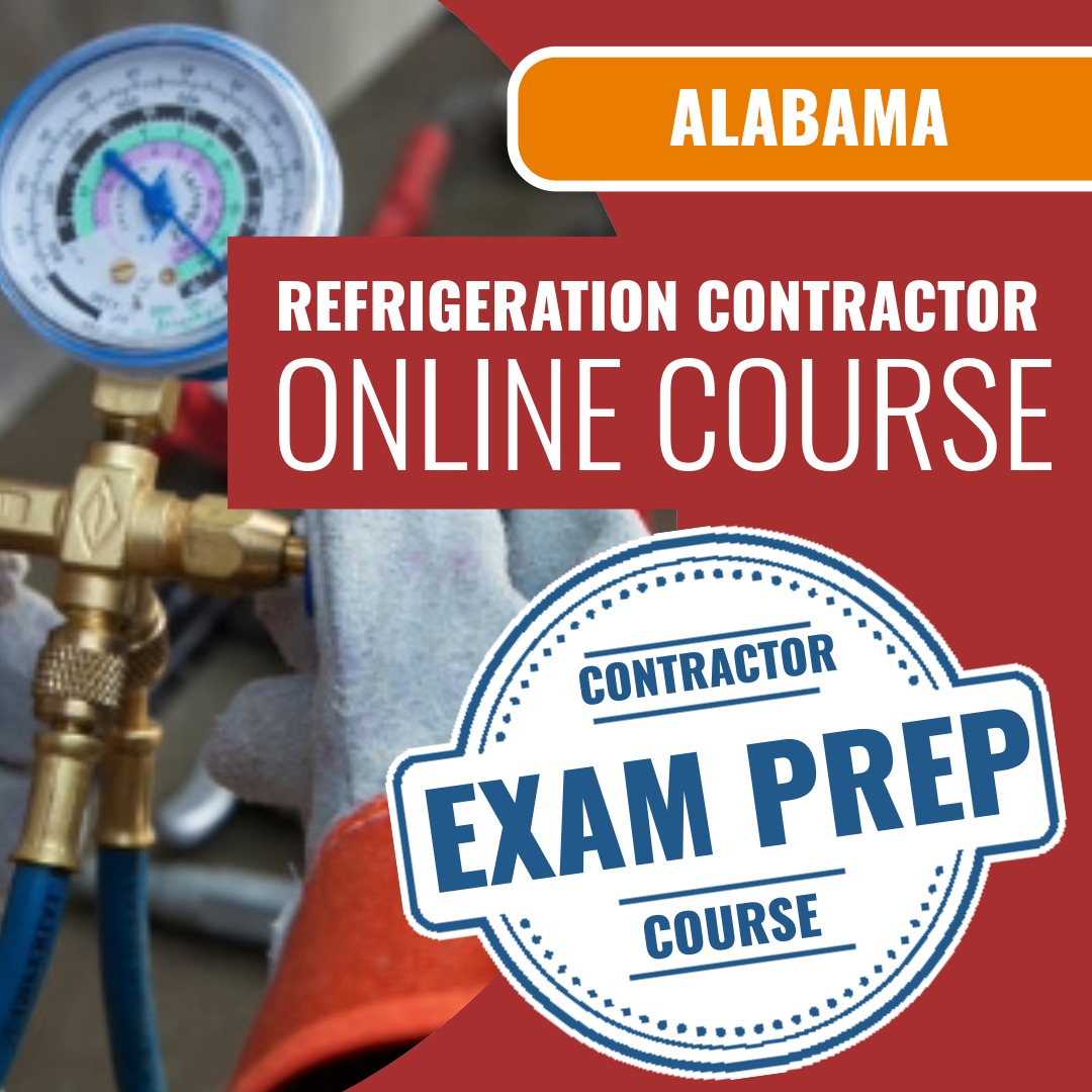 Alabama Refrigeration Contractor Exam Online Course