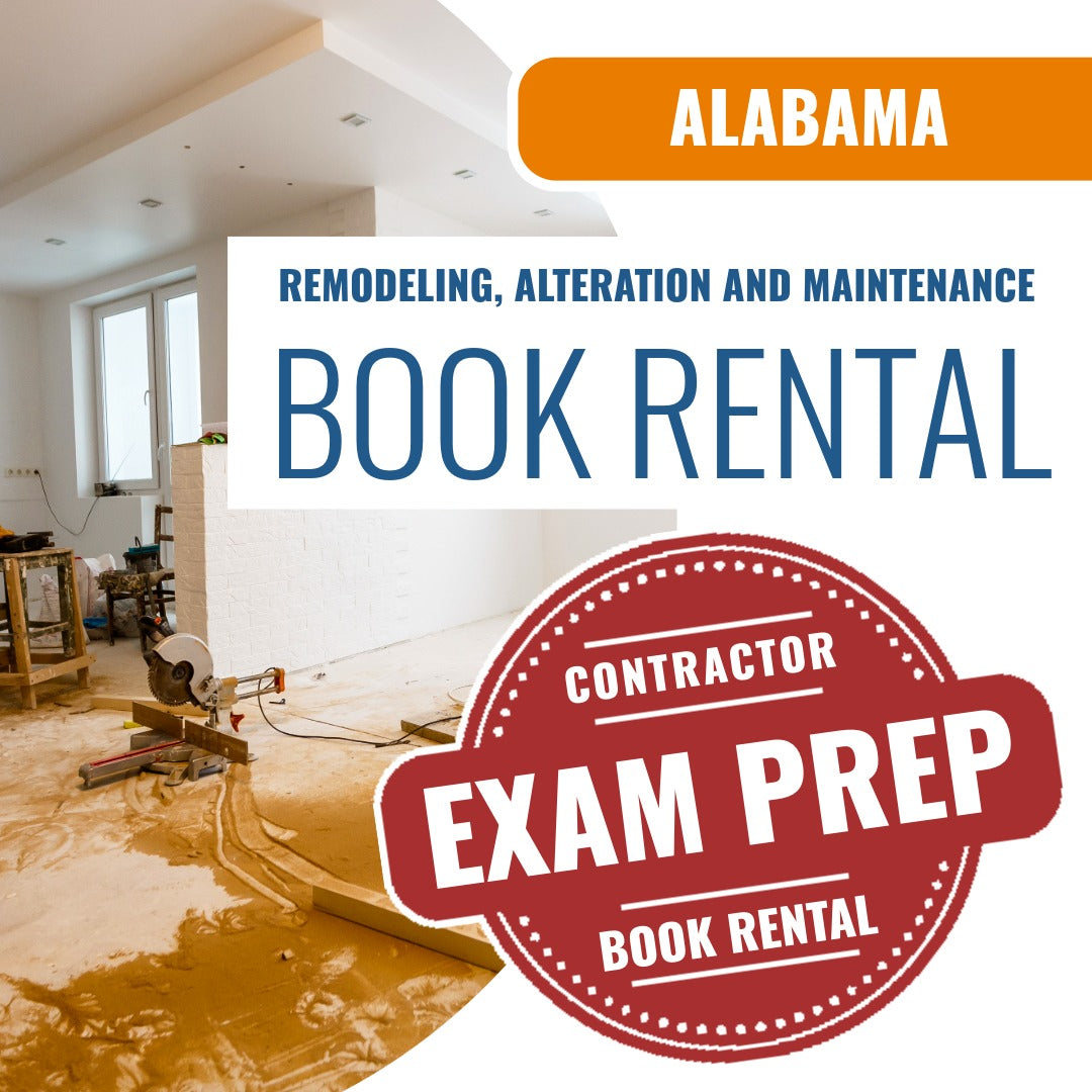 Alabama Remodeling, Alteration and Maintenance Contractor - Books & Courses Rental Package