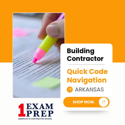 Arkansas Building Contractor Exam Quick Code Navigation