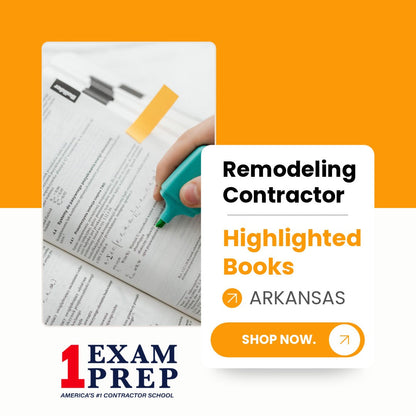 Arkansas Remodeling Contractor Exam Highlighted Books