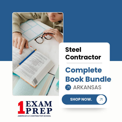 Arkansas Steel Contractor Exam Complete Book Bundle