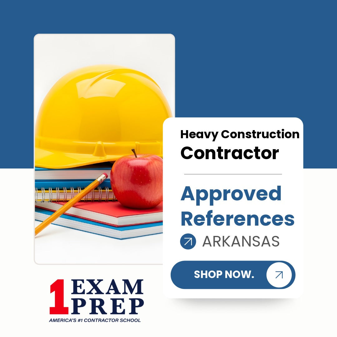 Arkansas Heavy Construction Contractor Exam Approved References