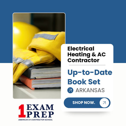 Arkansas Electrical Heating & AC Contractor Exam Up to Date Book Set