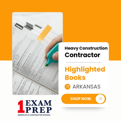Arkansas Heavy Construction Contractor Exam Highlighted Books