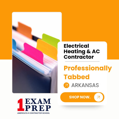 Arkansas Electrical Heating & AC Contractor Exam Professionally Tabbed