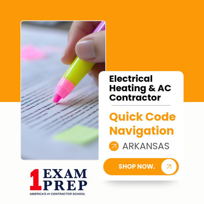 Arkansas Electrical Heating & AC Contractor Exam Quick Code Navigation