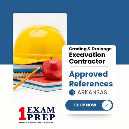 Arkansas Grading & Drainage Excavation Contractor Exam Approved References