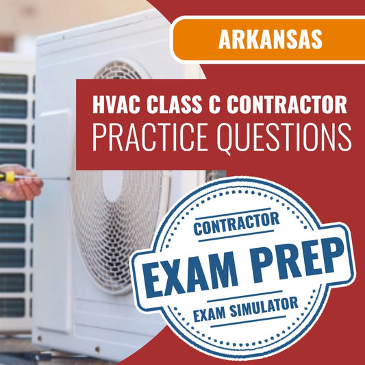Arkansas Class C HVACR Contractor Exam - Online Practice Questions
