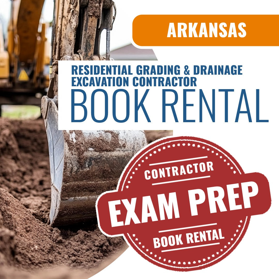 Arkansas Residential Grading & Drainage Excavation Contractor - Books & Courses Rental Package