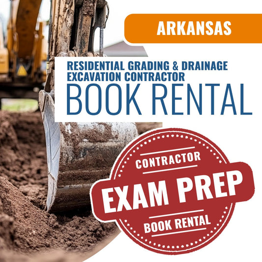 Arkansas Residential Grading & Drainage Excavation Contractor - Books & Courses Rental Package