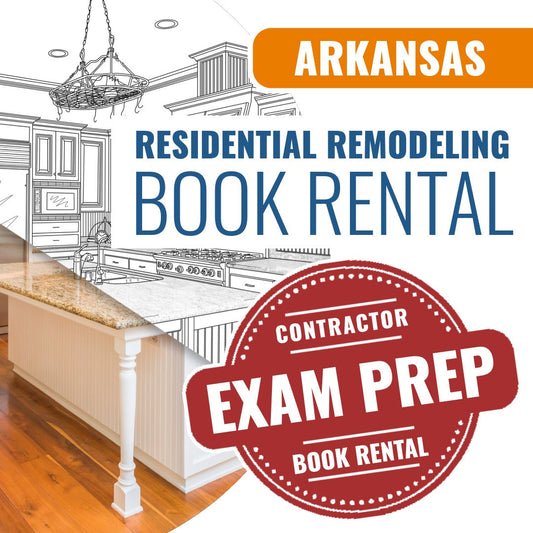 Arkansas Residential Remodeling, Renovations, Restoration, Alterations Contractor - Books & Courses Rental Package