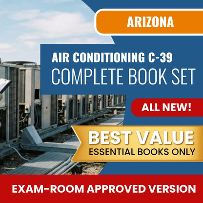 Arizona Air Conditioning and Refrigeration Commercial Contractor (C-39) Books Allowed into Exam Package